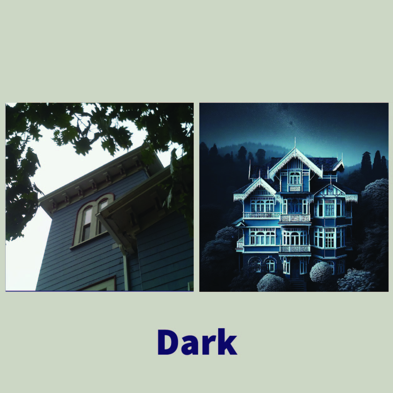 Original image on left and generated image on right